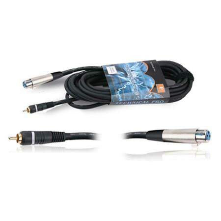 TECHNICAL PRO RCA to XLR Female Audio Cables crxf186